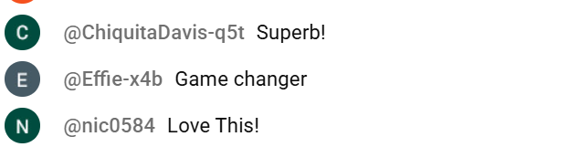 YouTube comments: “Superb!”, “Game changer” and “Love This!”